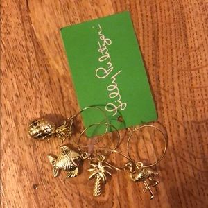 Lilly Pulitzer Beverage Charms